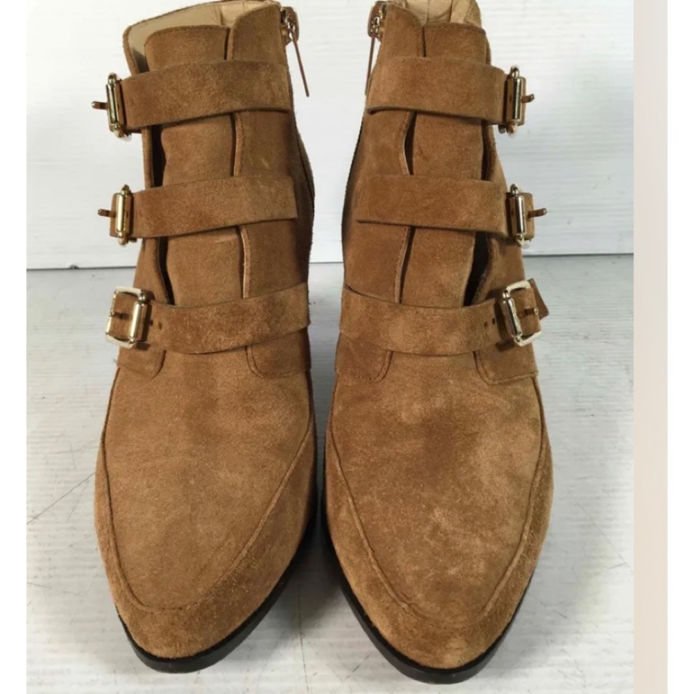 Jimmy CHOO Hutch Suede Triple Buckle Boot - Picture 2 of 8